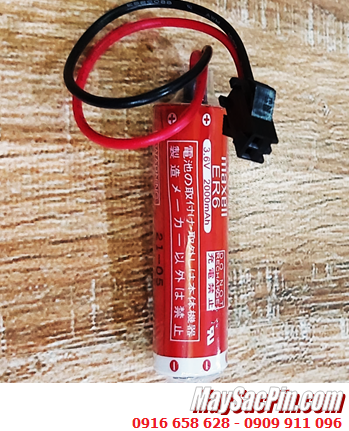 Maxell ER6 (zắc đen OTC PLC); Pin nuôi nguồn PLC Maxell ER6 3.6v AA 2000mAh Lithium Thionyl Chloride